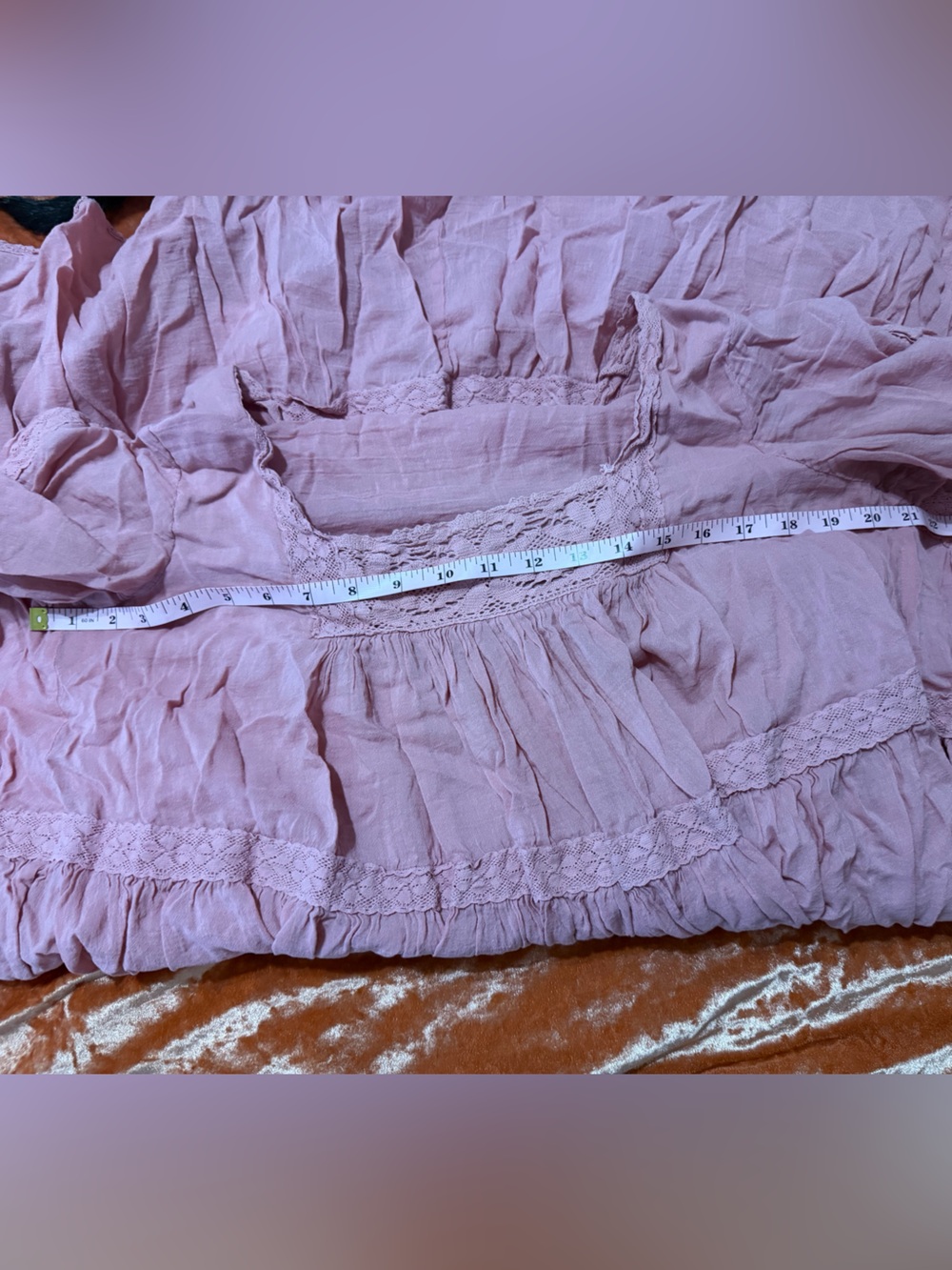 Spell & the Gypsy Harmony Tunic Dress in Peony Pink - Size XL - Picture 12 of 12